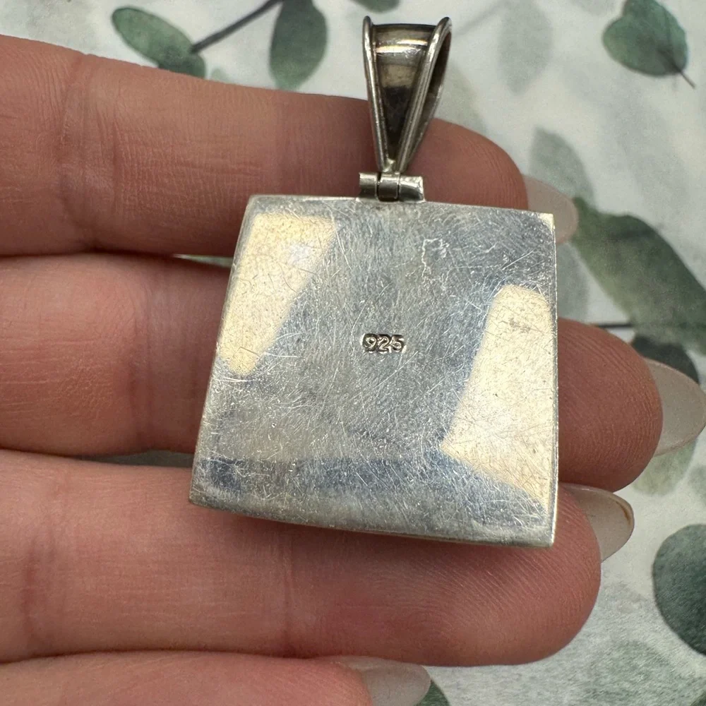 Stunning Mahogany Obsidian Pendant Set In Sterling Silver 17.5g